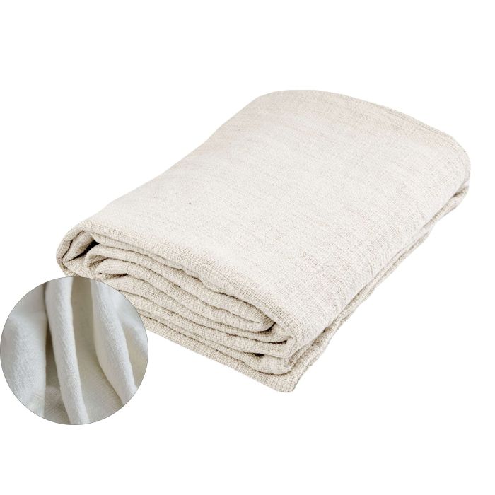 Wohndecke Baumwolle Avivo, 150 x 200 cm, Weiß, OEKO-TEX®