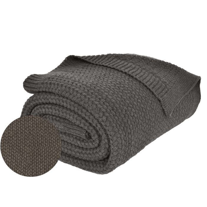 Wohndecke Baumwolle Jaron, 150 x 200 cm, Grau, OEKO-TEX® online kaufen