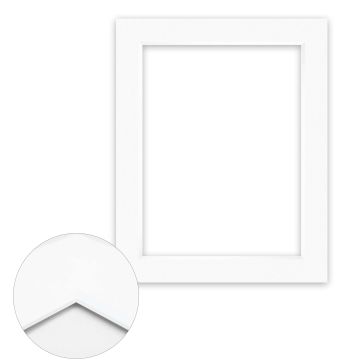 Passepartout Conservation 1,5 mm, 40 x 50 cm (1 Bild 30x40), Reinweiß glatt