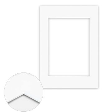 Passepartout Conservation 1,5 mm, 42 x 59,4 cm A2 (1 Bild 29,7x42 A3), Reinweiß glatt