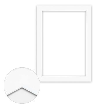 Passepartout Conservation 1,5 mm, 50 x 70 cm (1 Bild 40x60), Reinweiß glatt