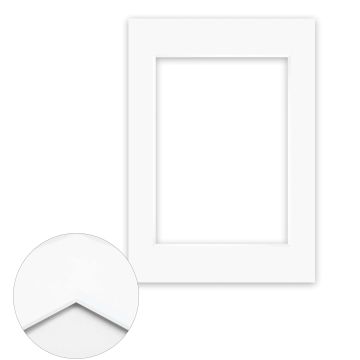 Passepartout Conservation 1,5 mm, 59,4 x 84,1 cm A1 (1 Bild 42x59,4 A2), Reinweiß glatt